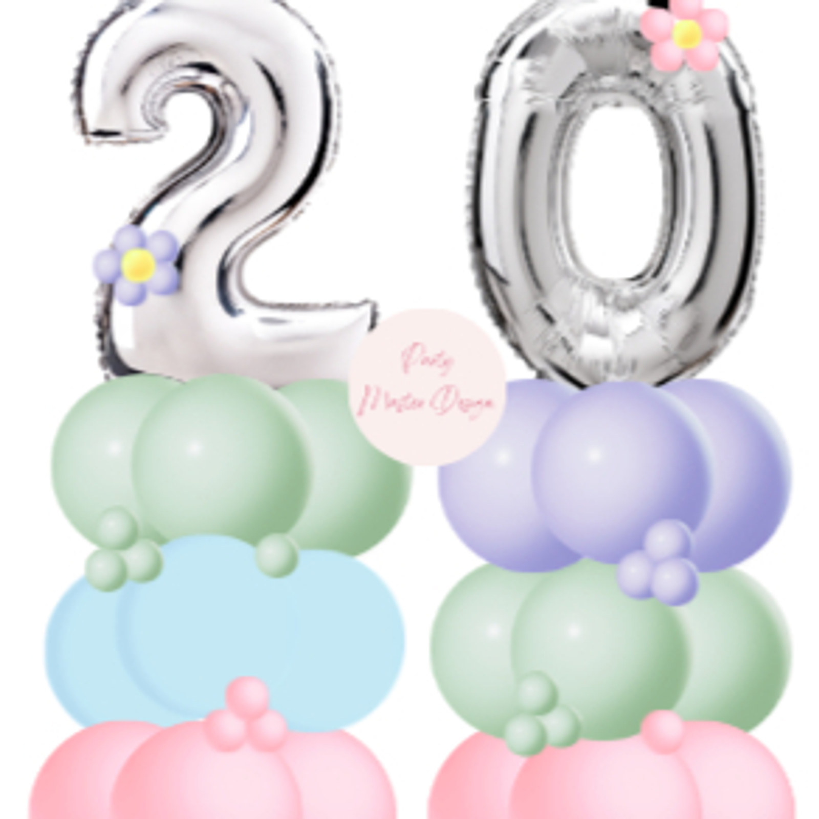 32" Letter/Number Balloon Centerpieces - Image 2