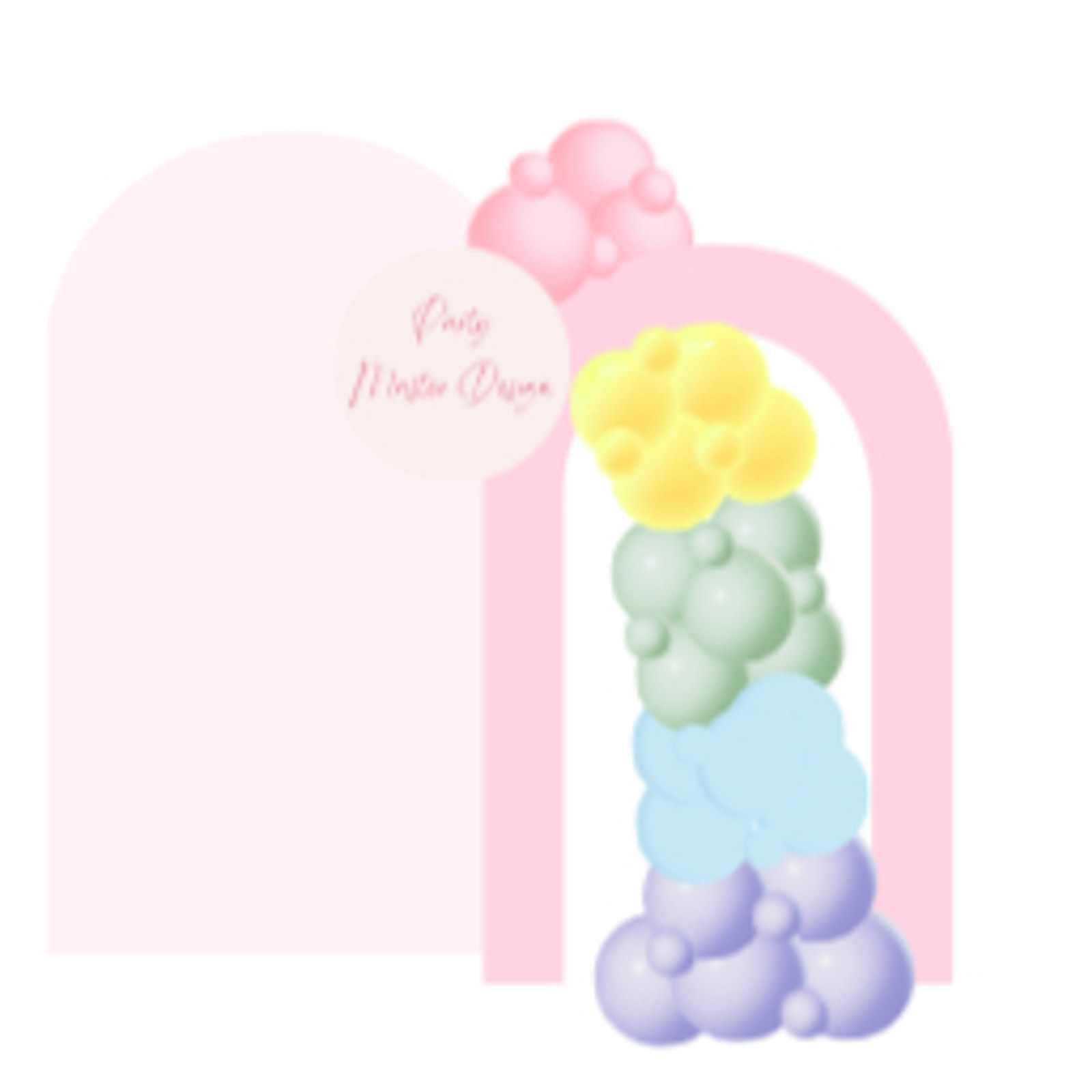 Arch Boards with Garland - Image 3