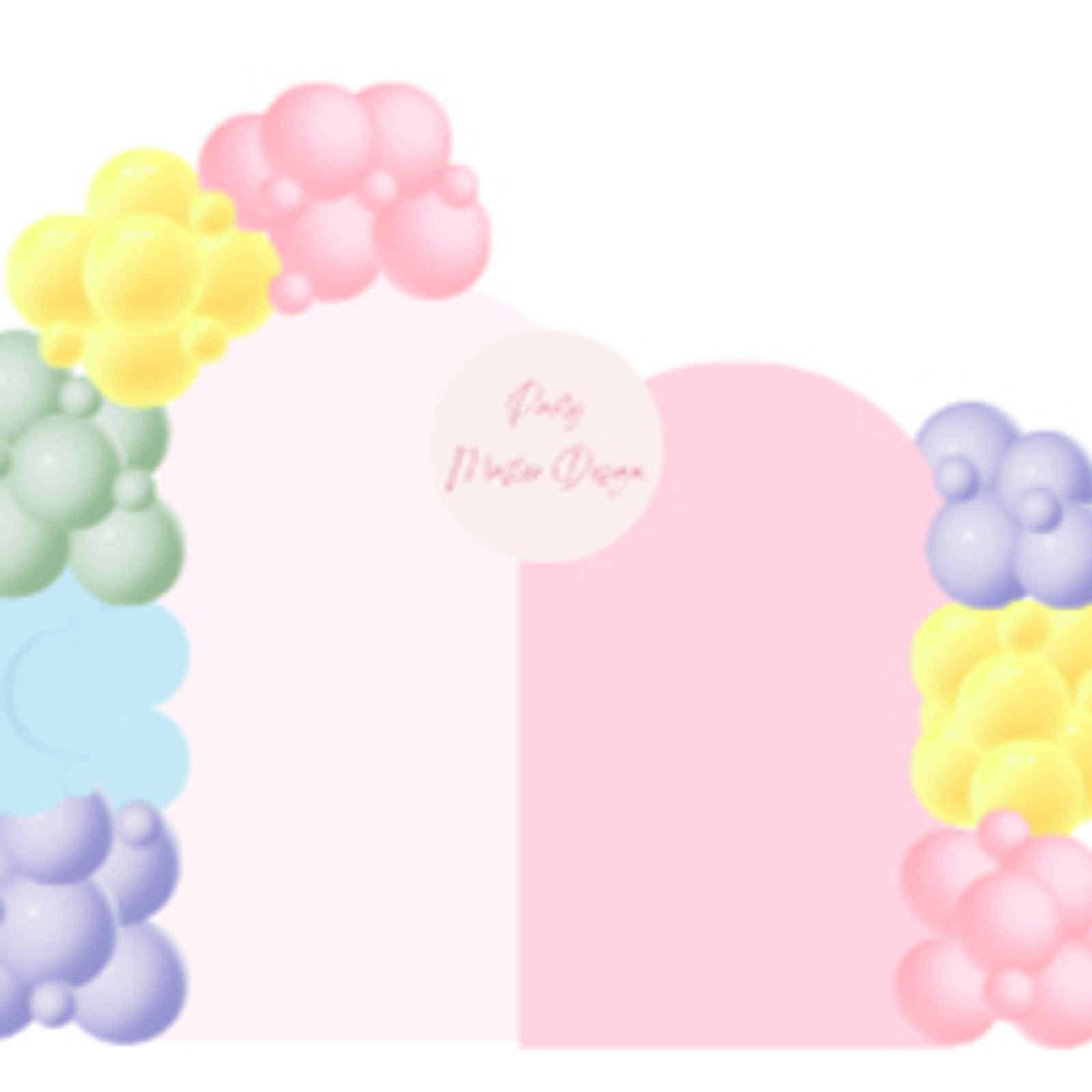 Arch Boards with Garland - Image 4