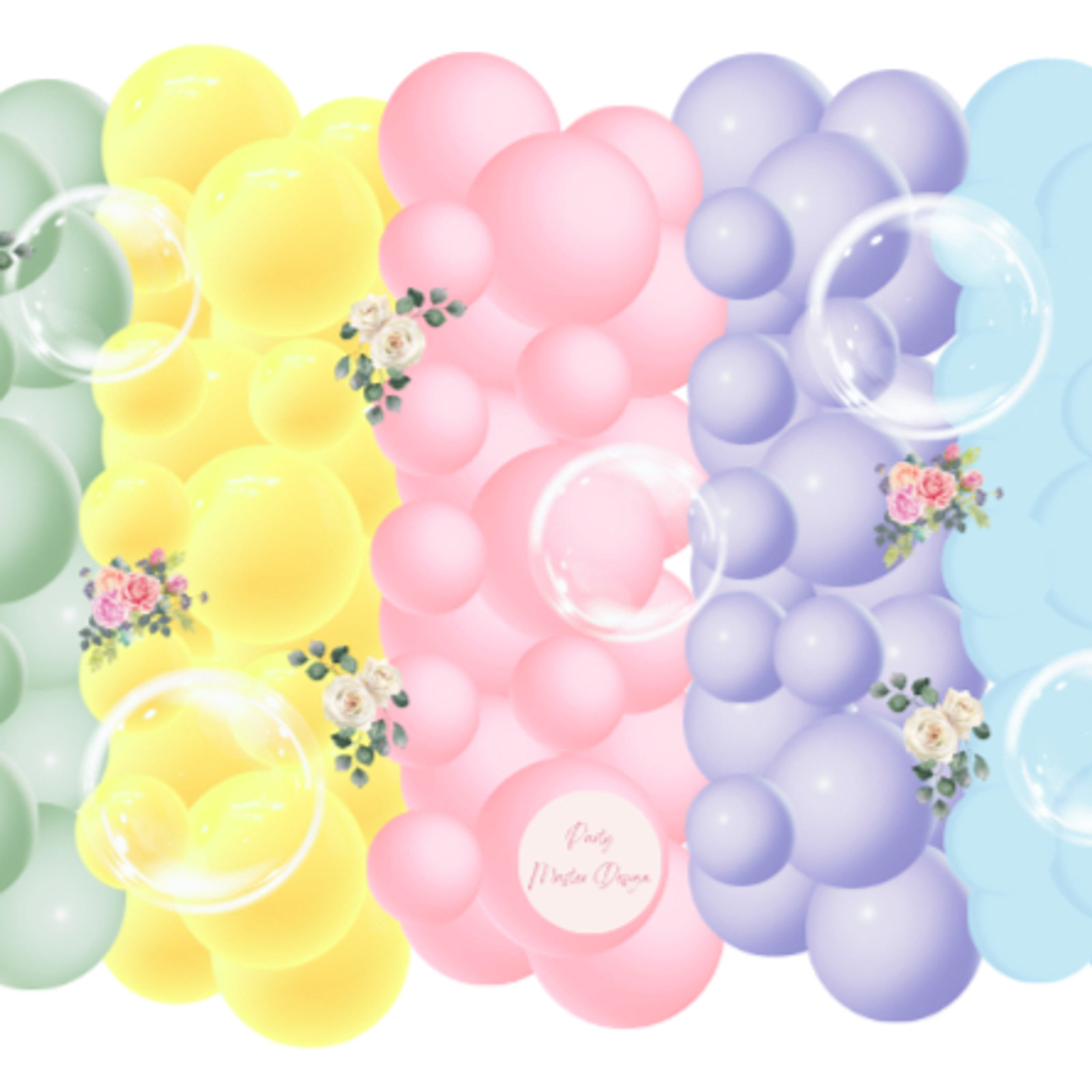 Supreme Balloon Wall Garland