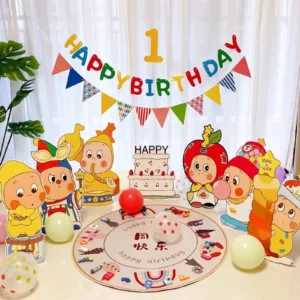 Star-themed Happy Birthday Backdrop